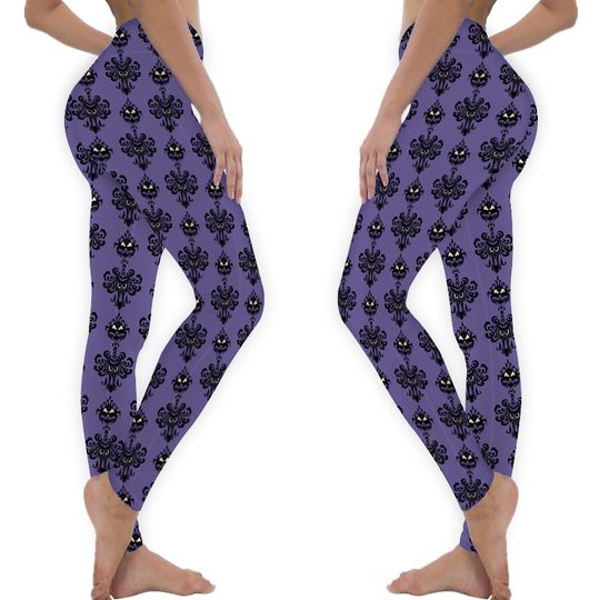 HM Inspired Leggings , Haunte Mansion High Waist Leggings