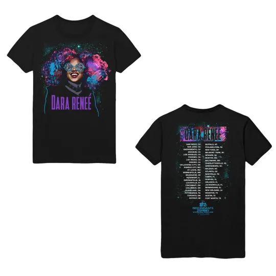 Descendants Zombies Worlds Collide Tour 2025 T-Shirt, Dara Renee Cast Tee.