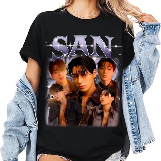 San Ateez T-shirt, Ateez Golden Hour Part 3 Shirt, Ateez Lemon Drop Shirt, Ateez 2025 World Tour In Your Fantasy