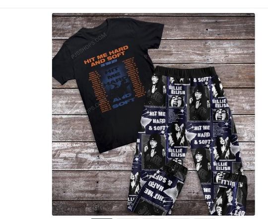 Hit Me Hard And Soft Pajamas Set, Billie Eilish Pajamas New Set