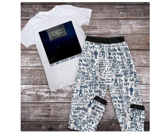 Billie Eilish Pajamas Set, Bold and Cozy Sleepwear Inspired by Billies Unique Style and Sound