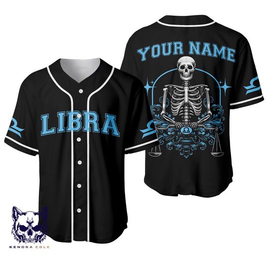 Libra Zodiac Baseball Jersey Shirt, Baseball Jersey Zodiac Shirt, Baseball Jersey Shirt