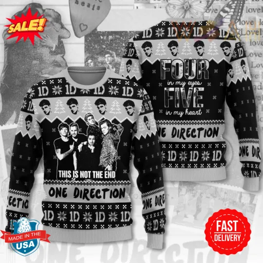 Liam Payne x One Direction 3D ugly christmas sweaters