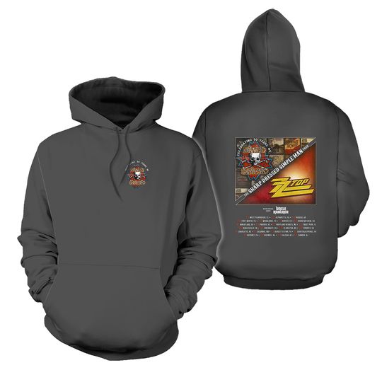 Lynyrd Skynyrd Tour 2023 Double Sided Hoodies, The Sharp Dressed Simple Man Tour 2023 Double Sided Hoodies