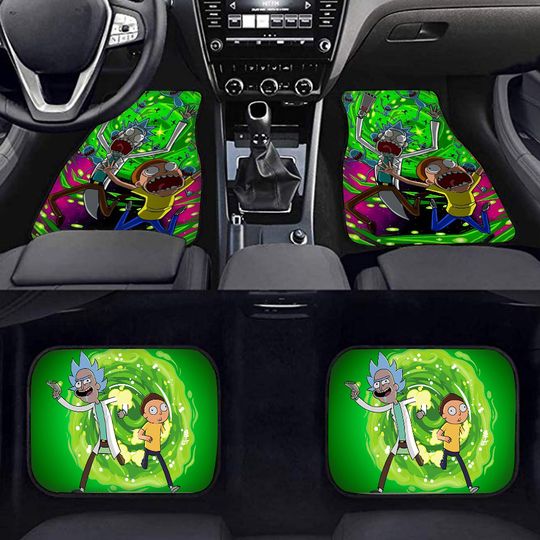 Rick And Rickandmorty Car Floor Mat Front with Back