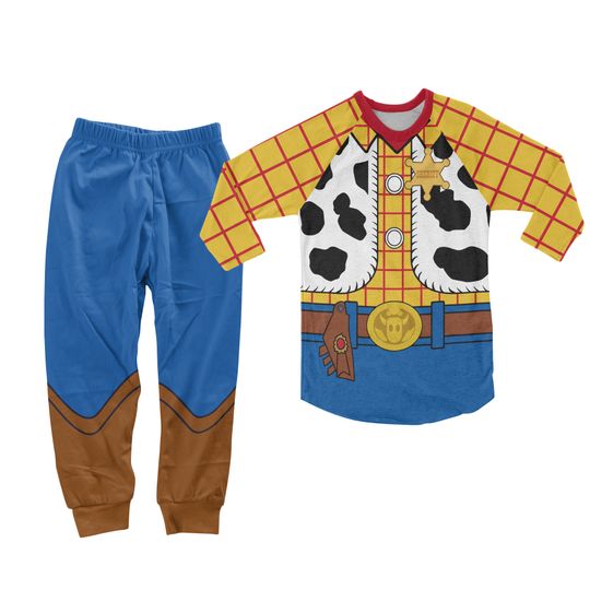 Toy Story Halloween Pajamas, Toy Story 3d Shirt Pant Set, Disney Woody Pajamas