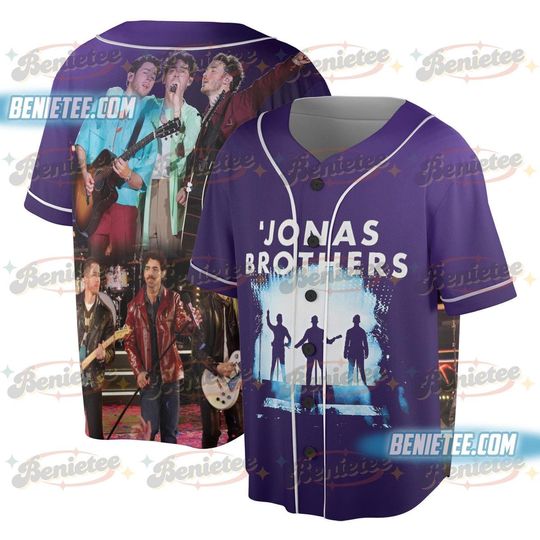 Albums Jonas Brothers Baseball Jersey, Living The Dream Tour 2025 , Nick jonas Pop Band Shirt, Merchandise Shirt, Jonas Tour Gifts For Her