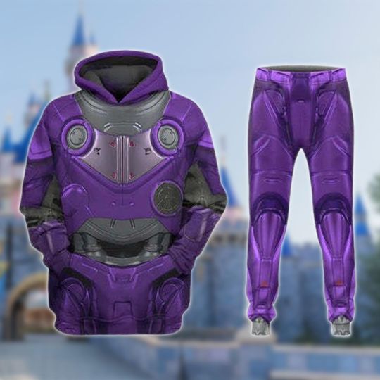 Zurg Costume Halloween Shirt, Toy Story Cosplay Costume Hoodie , Halloween Party Costume Set, Zurg Hoodie And Sweatpants Shirt