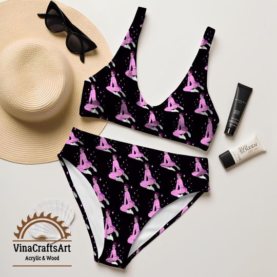 Ass Of A Killer Bella Bikini Two-Piece Swimsuit - Pin-Up Cartoon Summer Beachwear