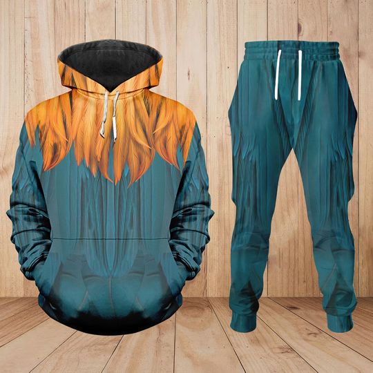 Hei Hei Hoodie Jogger, Moana Chicken Costume 3D Hoodie, Hei Hei Moana Cosplay Shirt, Funny Halloween Outfit, Cosplay Costume Hoodie