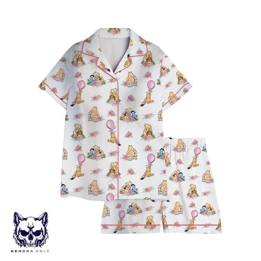 Baby Girl Winnie the Pooh Set, Baby Girl Winnie the Pooh Pajamas, Baby Girl Winnie the Pooh Lover