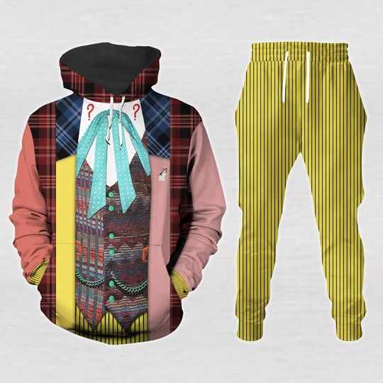 Doctor Who Cosplay Hoodie Jogger Set, Sixth Doctor Halloween Costume, Colin Baker Men Outfit, Dr Who Tardis Tee, Dr Who Fans Merch