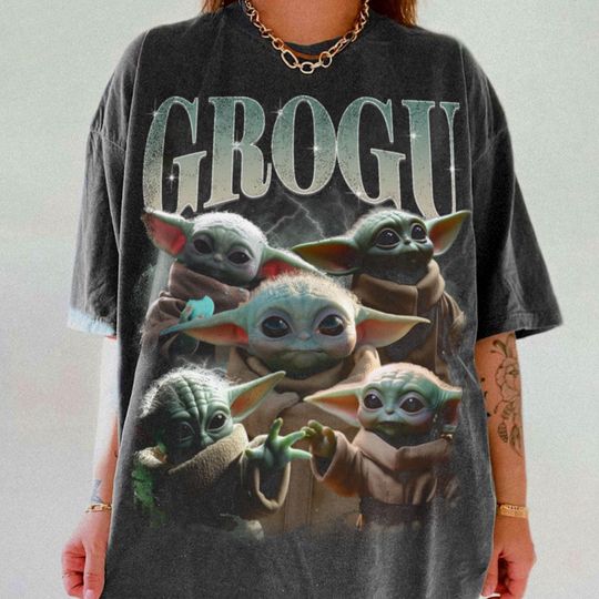 Grogu Revenge Of The Sith Vintage T-Shirt - Jedi Sith Graphic Tee, 90s Aesthetic Shirt, Star Wars Gift 2025