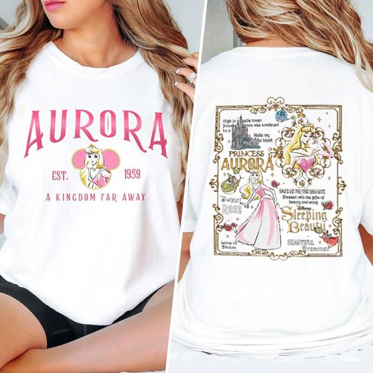 Aurora Princess Est 1959 T-Shirt Sweatshirt, Sleeping Beauty Aurora Shirt, Animated Fairies Princess Shirt, Magic Kingdom Shirt For Women