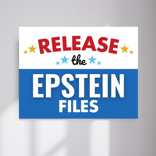Epstein Files Anti Trump  Sign, No Kings Rally Protest Sign, Democracy Protest Poster, Protest Sign, 2025 Rally Signs