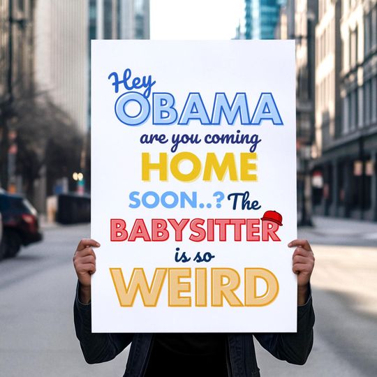 Hey Obama Anti Trump Protest Sign For March, Democracy Sign, Protest Sign, Anti Maga Protest Poster