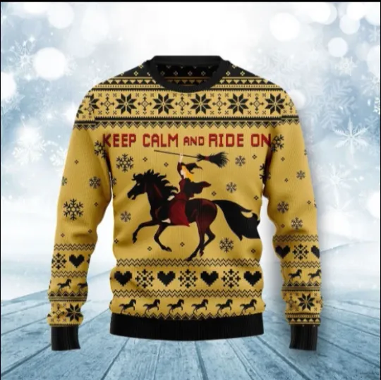 Horse Lover Ugly Christmas Sweater