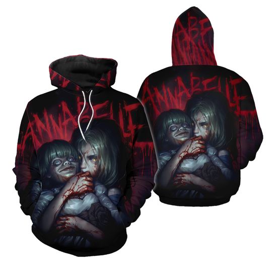 Annabelle Halloween 3D Hoodie
