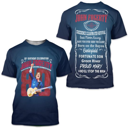 John Fogerty 80th Birthday Celebration 3D T-Shirt