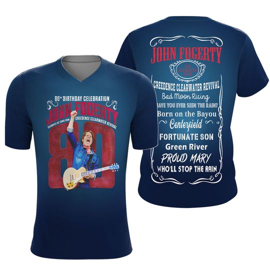 John Fogerty 80th Birthday Celebration 3D T-Shirt