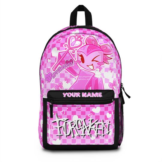 pretypriincess Backpack for Kids, Customizable School Bag, Forsaken Roblox