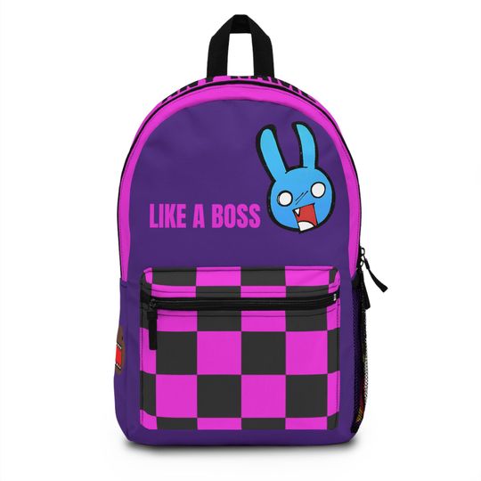 Infected Like a Boss Roblox Bunny Backpack for School and Travel
