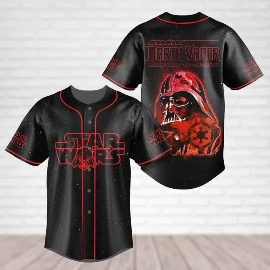 Star Wars Darth Vader Darth Lord Of The Sith Galaxy's Edge Baseball Jersey Shirt