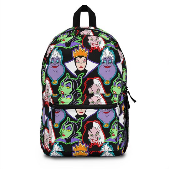 Disney Villains Backpack, Disney Backpack, Back to School Book Bag, Disney Bag, Kids Backpack, Travel Bag, Disney Trip Accessories
