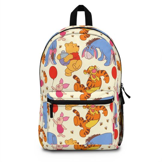 Winnie the Pooh, Disney Backpack, Back to School Book Bag, Disney Bag, Kids Backpack, Travel Bag, Disney Trip Accessories