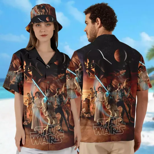 Never Too Old For Guardians Of The Galaxy Star Wars Fan Retro 3D HAWAII SHIRT