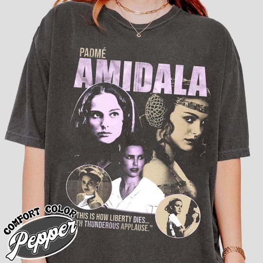 Star Wars Padme Amidala Photos Vintage T-shirt, Attack of the clones shirt, Disneyland Family Matching Shirt, Galaxy's Edge Trip Shirt, WDW