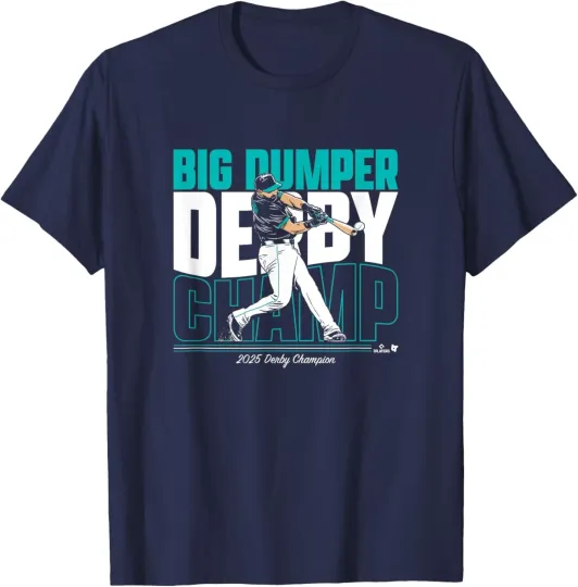 Cal Raleigh Seattle Baseball T-Shirt Big Dumper Derby Champ