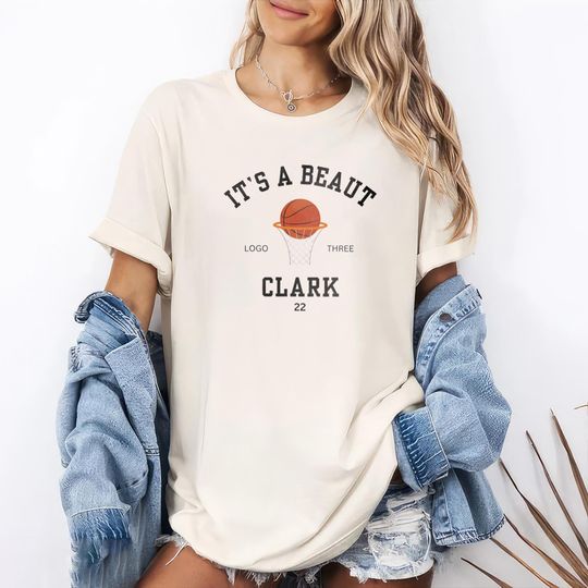 it's a beaut clark 22 funny basketball t-shirt, indiana fan gift, christmas basketball unisex tee, women's sports