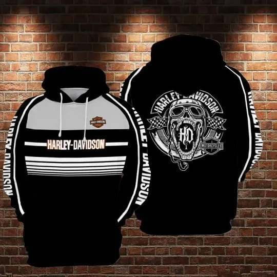 Harley Racing Davidson 3D Hoodie