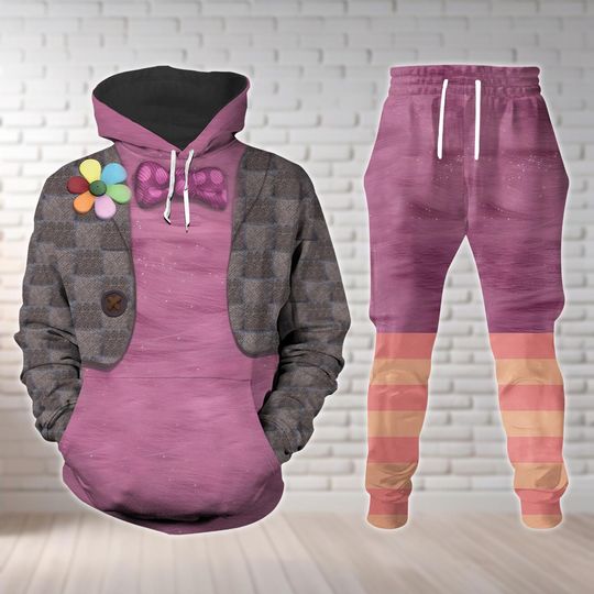 Bing Bong Inside Out Cosplay Costume, Funny Bing Bong Hoodie Joggers, Disney Hoodie, Spooky Season, Halloween Costume For Family Groups