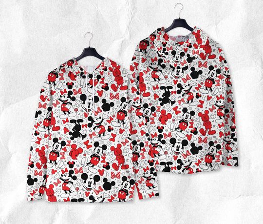 Mickey Mouse 3D Hoodie Unisex Tropical Mickey Shirt
