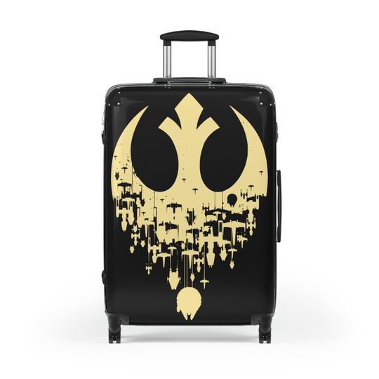 Rebel Alliance Suitcase - Black and Gold