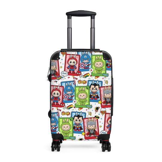 Labubu Super Hero Travel Luggage, Suitcase & Bag
