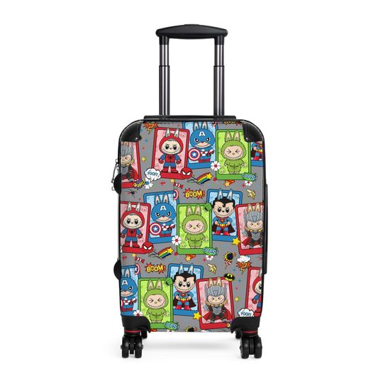 Labubu Super Hero Travel Luggage, Suitcase & Bag