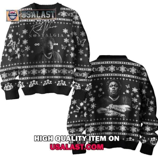 Rod Wave Ugly Christmas Sweater 2024