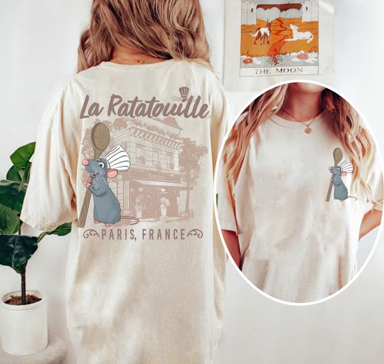Vintage Disney Pixar Ratatouille Shirt | Retro Remy Little Chef Anyone Can Cook TShirt | Remy'S Ratatouille Adventure Paris France Tee