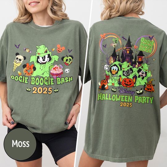 Oogie Boogie Bash Mickey & Friends Halloween T-Shirt, Mickey Mouse Homage Movie Shirt, Disney Spooky Season Gift Shirt
