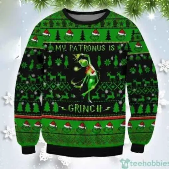 funny character My Patronus Is funny character Christmas Gift Ugly Christmas Sweater