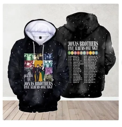 Jonas Brothers Band Hoodie 3D