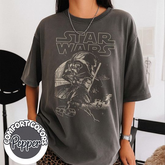 Vintage Starwars Shirt, Limited Anakin Skywalker Shirt, Star Wars Fan Shirt, Star Wars Jedi Shirt, Galaxy's Edge Tee, Family Trip Shirts