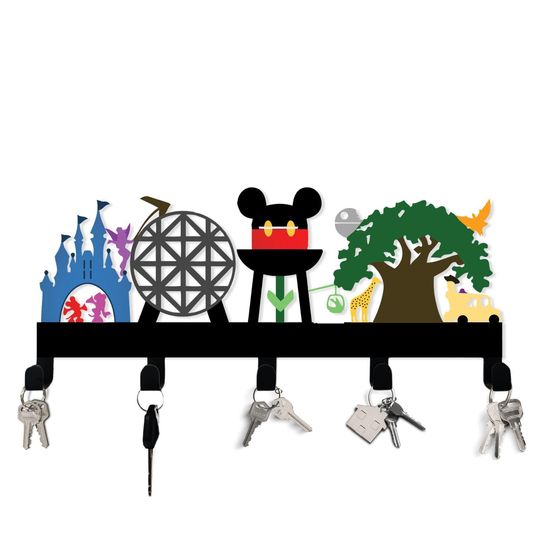 Disney Park Metal Key Holder