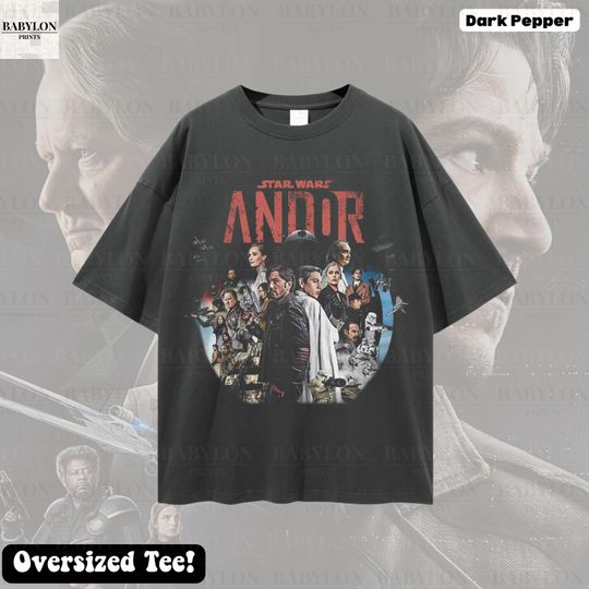 Oversized Star Wars Andor Season 2 Shirt, Cassian Andor T-Shirt, Kino Loy shirt, Star Wars Shirt, Star Wars Shirt, Luthen Bix Andor Tee