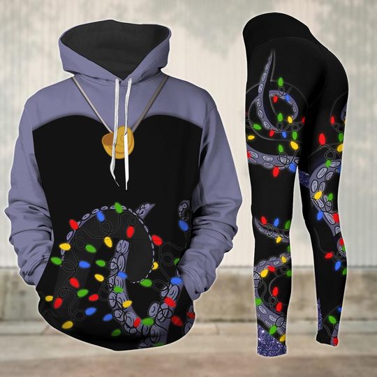 Ursula Halloween Cosplay Hoodie, Witch Tentacle Legging, Disney Villain Halloween Hoodie, Halloween Gift For Her