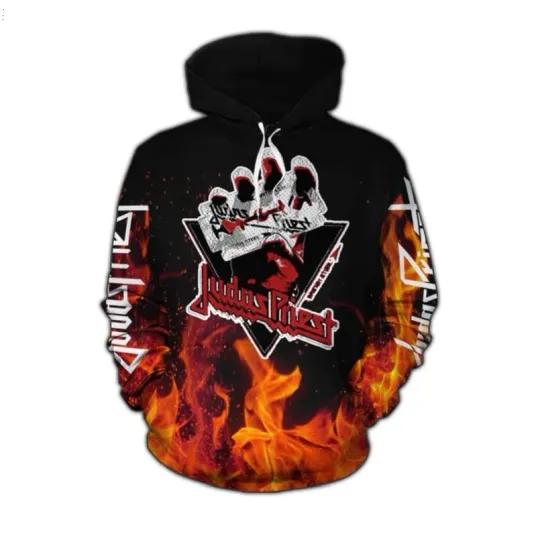 Judas Priest 3D Print Casual Unisex Sweatshirt Hoodie Pullover