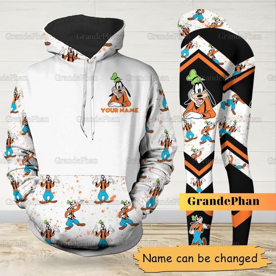Goofy Hoodie Legging, Family Group T Shirt, Goofy Hoodie Women, Custom Goofy Dog Shirt, Disney Women Tshirt, Disney Dog Hoodie